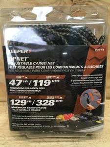 Keeper Zipnet Adjustable Cargo Net Model # 03141