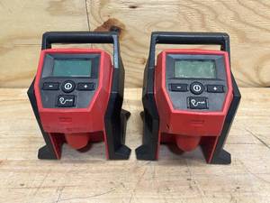 MILWAUKEE Lot of 2- M12 12-Volt Lithium-Ion Cordless Electric Portable Inflators (Tool-Only)