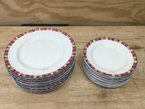 Set of Large and Small Dinner Plates