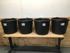 Lot of 4 - HDX Utility Tub with Rope Handles