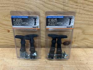 BUYERS PRODUCTS Lot of 2 Packs of- 03015 Heavy Duty Rubber Hood Catches 4-78 WJ201U - (2 per pack)