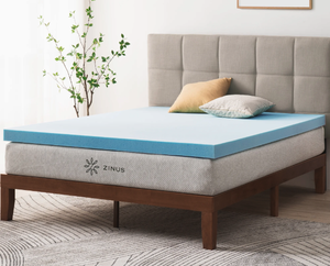 Zinus 3 Green Tea Cooling Gel Memory Foam Twin Sized Mattress Topper 02052518.35
