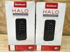 Lot of 2 - Kwikset Halo Touchscreen Wi-Fi Enabled Smart Lock