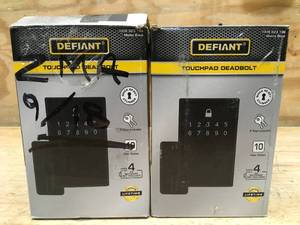 Lot of 2 - Defiant Touchpad Deadbolts