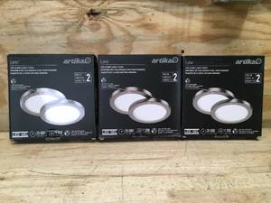 Lot of 3 Packs of - Artika LED Closet Lights (2 lights per pack)