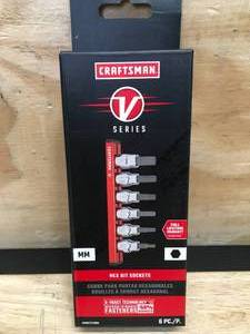Craftsman MM Hex Bit Sockets Model # CMMT17720W