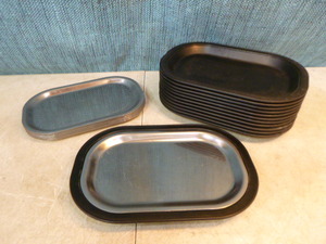 lot 30 image: 12 Thermo-Plate Stainless Steel Sizzler Platters