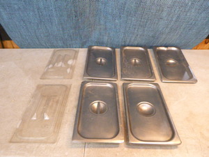 lot 40 image: 7 Pan Covers