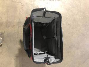 Husky 18 in. 18 Pocket Rolling Tool Bag  Customer Returns See Pictures