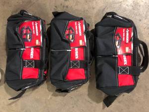 Lot of Husky 12 in 4 Pocket Zippered Tool Bag   Customer Returns See Pictures