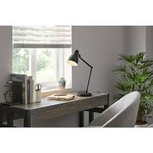 Hampton Bay 24 in. Black Architect Desk Lamp Customer Returns See Pictures