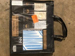 MSI Machine Washable Area Rug Customer Returns See Pictures