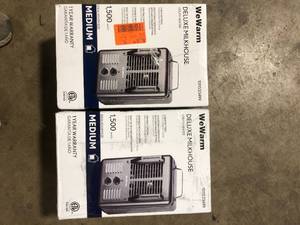Lot of DELUXE MILKHOUSE UTILITY HEATER Customer Returns See Pictures