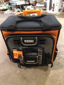 RIDGID 17 in. 64 Pocket Professional Grade Rolling Tool Bag   Customer Returns See Pictures