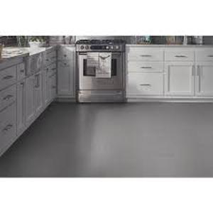 lot 2 image: 24 Boxes of TrafficMaster Gray Linear 4 MIL x 12 in. W x 24 in. L Peel and Stick Water Resistant Vinyl Tile Flooring (20 sqftcase) Customer Returns See Pictures