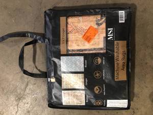 lot 4 image: MSI Machine Washable Area Rug  Customer Returns See Pictures