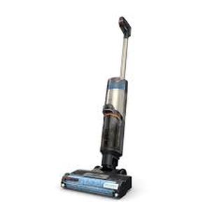 lot 11 image: Shark HydroVac MessMaster 3-in-1 Cleaner Bagless, Cordless, Washable Filter, Stick Vacuum for Hard Floor and Area Rugs in Blue  Customer Returns See Pictures