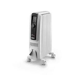 lot 27 image: DeLonghi 1500-Watt 5120 BTU Electric Oil Filled Radiator Space Heater Quiet Full Room Comfort Customer Returns See Pictures