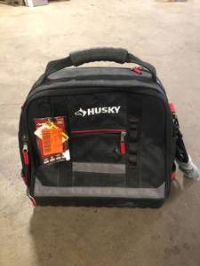 lot 7 image: Husky Heavy-Duty 16 in. PRO Technician Tool Bag   Customer Returns See Pictures
