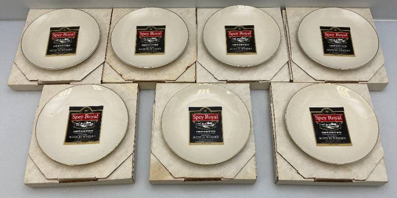 lot 127 image: Vintage Collectible Spey Royal Plates (NIB)