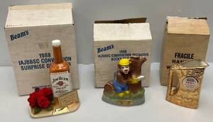 lot 12 image: Misc. Jim Beam Collectible Convention Pieces & More