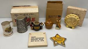 lot 17 image: Misc. Jim Beam Collectible Convention Pieces & More