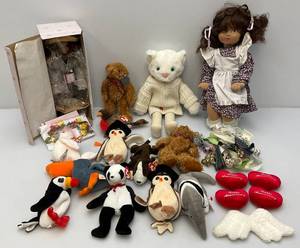 lot 23 image: Misc. Vintage Collectibles Including  Ashton Drake, Beanie Babies & More