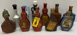 lot 25 image: Misc. Collectible Jim Beam Decanters (EMPTY)