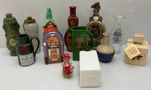 lot 26 image: Misc. Collectible Jim Beam Decanters (EMPTY)