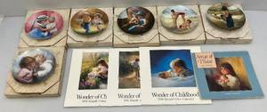 lot 39 image: Misc. Pemberton & Oakes Zolan  Collectible Plates In Original Boxes (New Old Stock) 7.5