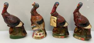 lot 58 image: Vintage Wild Turkey Collectible Decanters (EMPTY)