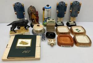 lot 59 image: Misc. Jim Beam Collectible Decanter Parts
