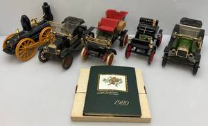 lot 60 image: Used Jim Beam Decanter Car Lot (All Missing Pieces And Or Repaired)