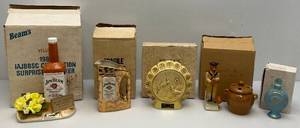 lot 66 image: Misc. Jim Beam Collectible Decanters & More (Some In Original Boxes Sold Empty)