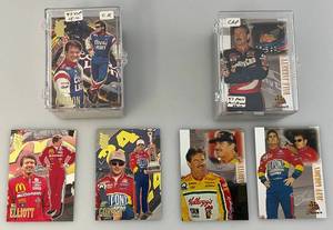 lot 68 image: Misc. Unsorted NASCAR Trading Cards (In Protective Cases)