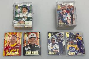 lot 78 image: Misc. Unsorted NASCAR Trading Cards (In Protective Cases)