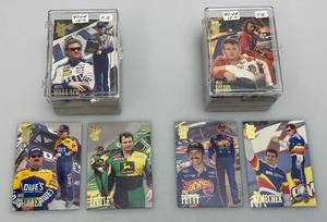 lot 82 image: Misc. Unsorted NASCAR Trading Cards (In Protective Cases)