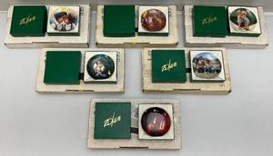 lot 95 image: Misc. Pemberton & Oakes Zolan  Collectible Miniature 3 14 Plates With Easels In Original Boxes (New Old Stock)
