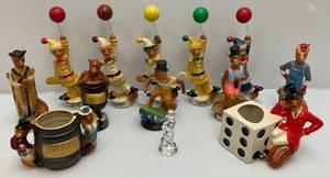 lot 98 image: Misc. Jim Beam Collectible Convention Figurine Pieces