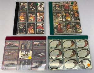 lot 107 image: Misc. Unsorted NASCAR Trading Cards (In Protective Albums)