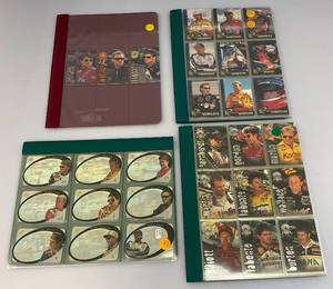lot 110 image: Misc. Unsorted NASCAR Trading Cards (In Protective Albums)