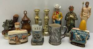 lot 138 image: Misc. Jim Beam Collectible Decanters (EMPTY)
