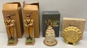 lot 152 image: Misc. Jim Beam Collectible Decanters (New Old Stock) Empty