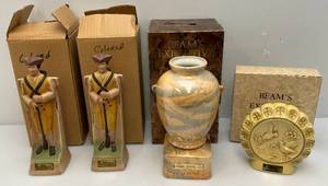 lot 153 image: Misc. Jim Beam Collectible Decanters (New Old Stock) Empty