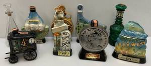 lot 154 image: Misc. Jim Beam Collectible Decanters (EMPTY)