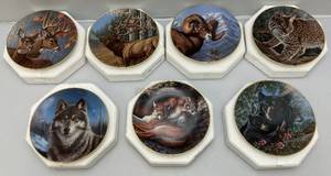 lot 176 image: Vintage Hamilton House JAMES MEGER Wildlife Collectors Plates (NEW OLD STOCK)