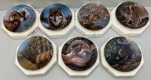 lot 178 image: Vintage Hamilton House JAMES MEGER Wildlife Collectors Plates (NEW OLD STOCK)