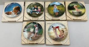 lot 181 image: Misc. Pemberton & Oakes Zolan  Collectible Miniature 7 12 Plates In Original Boxes (New Old Stock)
