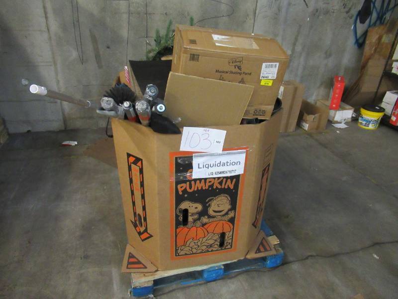 lot 103 image: Pallet of Store Overstock and Ecommerce Product and Returns