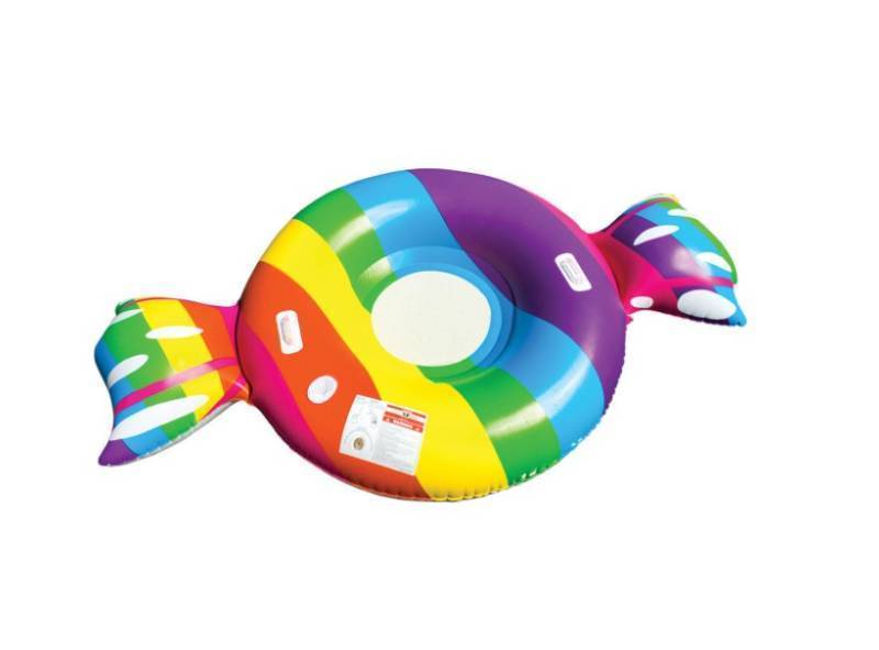 lot 331 image: NEW MEMBERS MARK OVERSIZED INFLATABLE POOL FLOAT, CANDY